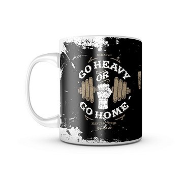 Caneca Go Heavy Or Go Home 325ML