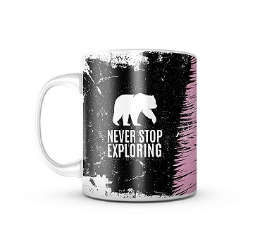 Caneca Never Stop Exploring 325ML