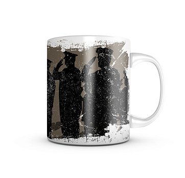 Caneca Combati o Bom Combate, Acabei a Carreira, Guardei a Fé 325ML