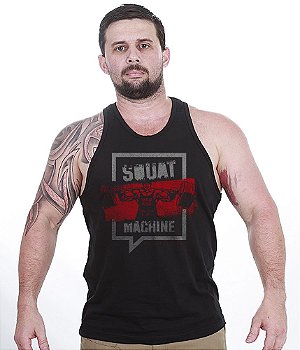 Camiseta Regata Academia Squat Machine Masculina Team Six Brasil