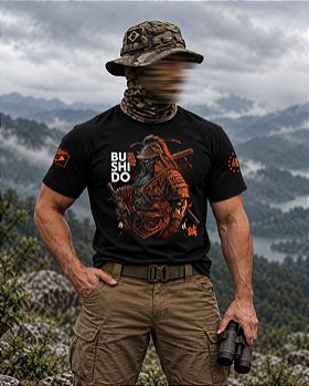 Camiseta Masculina Bushido Princípio Honestidade Team Six