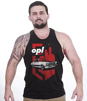 Camiseta Regata Old Cars Opala SS Masculina Team Six Brasil