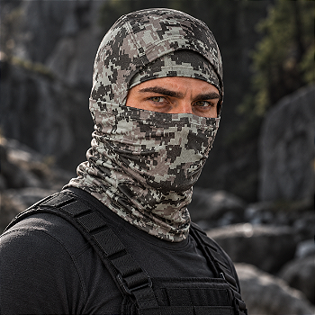 Balaclava Tática Parabellum Digital Desert Operações Especiais