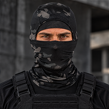 Balaclava Tática Parabellum Multicam Black Operações especiais Team Six Brasil