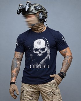 Camiseta Masculina Mossad Serviço Secreto Israelense Team Six Brasil