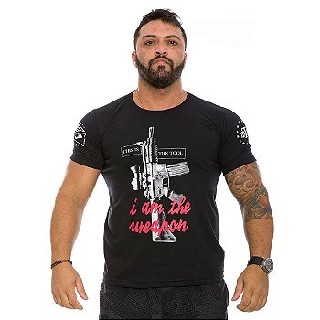 Camiseta Masculina This Is The Tool I Am The Weapon Team Six Brasil