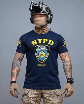 Camiseta Masculina New York City Police Department NYPD Team Six Brasil