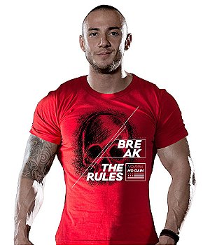 Camiseta Masculina Academia Break The Rules Tático Militar TeamSix Brasil
