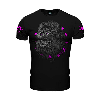 Camiseta Concept Line Leões Andam Com Leões Pink Team Six