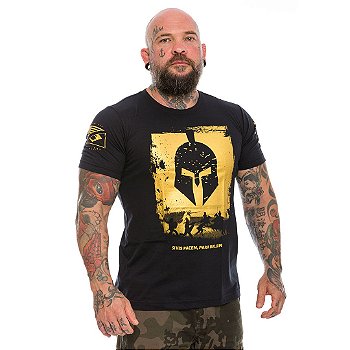 Camiseta Masculina Si vis Pacem Para Bellum Gold Line Team Six Brasil
