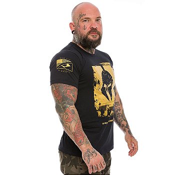 Camiseta Masculina Si vis Pacem Para Bellum Gold Line Team Six Brasil