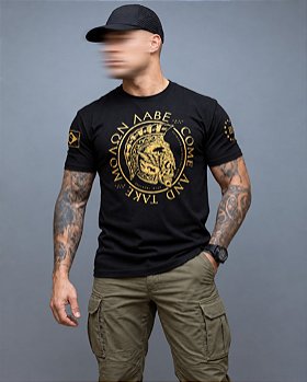 Camiseta Masculina Molon Labe Come and Take Gold Line Team Six Brasil