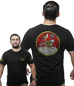 Camiseta Masculina Wide Back Senta A Púa Team Six Brasil