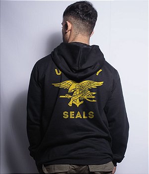 Casaco Militar Com Capuz Navy Seal Team Six Brasil