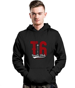 Casaco Com Capuz T6 Sports Club Team Six Brasil
