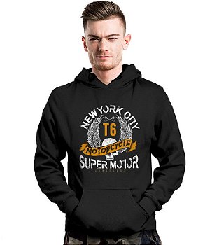 Casaco Com Capuz Super Motor Team Six Brasil