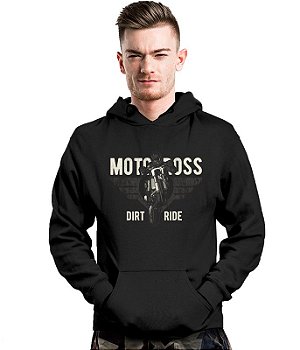Casaco Com Capuz Motocross Dirt Ride Team Six Brasil