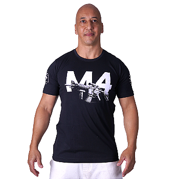 Camiseta Masculina Fuzil M4 Secret Box Team Six Brasil