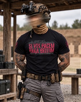 Camiseta Masculina Si Vis Pacem Parabellum Secret Box Team Six Brasil