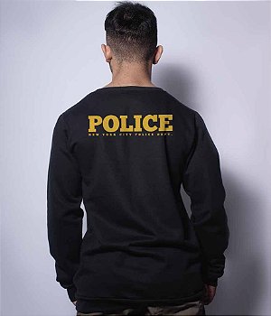 Casaco Básico de Moletom Police NYPD Team Six Brasil