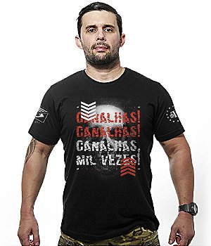 Camiseta Militar Canalhas Canalhas Mil Vezes