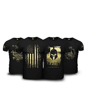 Kit 4 Camisetas Masculinas Soldiers Of Fortune Team Six