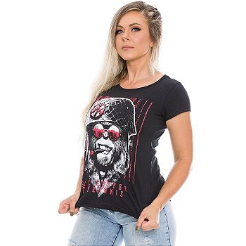 Camiseta Baby Look Feminina Sic Semper Tyrannis Team Six Brasil