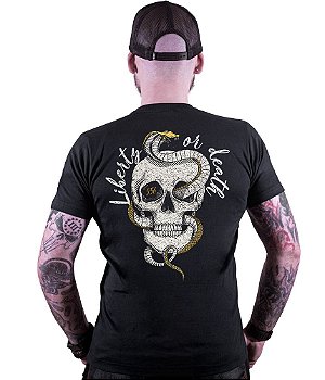 Camiseta Masculina Squad T6 Magnata Don't Tread On Me Team Six Brasil