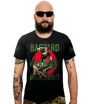 Camiseta Masculina Squad T6 Instrutor Fritz Bastard Infamous Inglorius Team Six Brasil