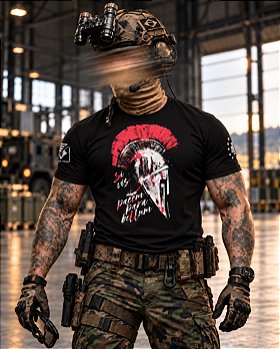 Camiseta Masculina Elmo Si Vis Pacem Parabellum Secret Box Team Six Brasil