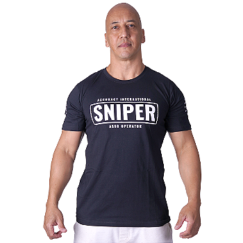Camiseta Masculina Sniper Operator AS50 Secret Box Team Six Brasil