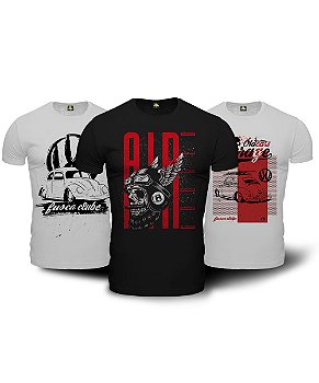 Kit Air Cooled Camisetas Masculinas Team Six Brasil