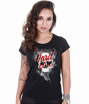 Camiseta Academia Baby Look Feminina Hardcore Training Corp Team Six Brasil