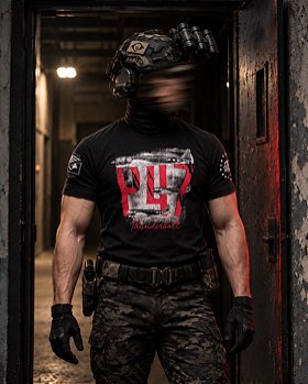 Camiseta Masculina A4 P47 Thunderbolt Team Six Brasil