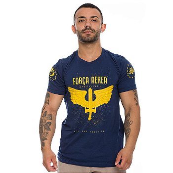 Camiseta Masculina Força Aérea Brasileira Team Six Brasil