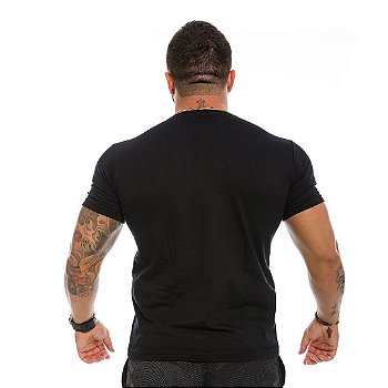 Camiseta Masculina Punisher Plate Preta Team Six Brasil