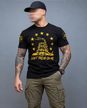 Camiseta Masculina Don't Tread On Me Snake Team Six Brasil