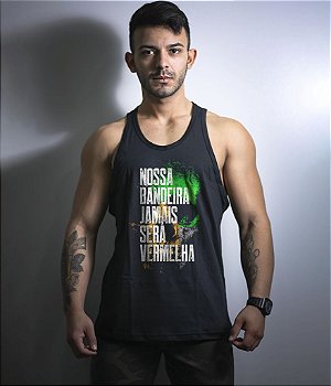 Kit 3 Camisetas Regata Brasil Acima de Tudo Masculina Team Six Brasil
