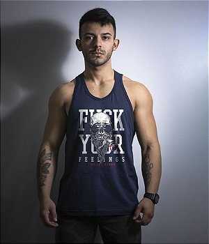 Camiseta Regata Fuck Your Feelings Masculina Team Six Brasil