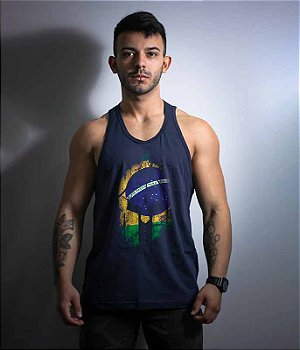 Camiseta Regata Si Vis Pacem Para Bellum Brasil Masculina Team Six Brasil