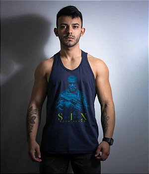 Camiseta Regata Beard Gang Masculina Team Six Brasil