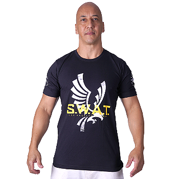 Camiseta Masculina SWAT even cops dial 911 secret box team six