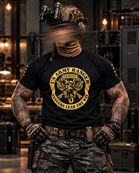 Camiseta Masculina Rangers Lead The Way Secret Box Team Six Brasil