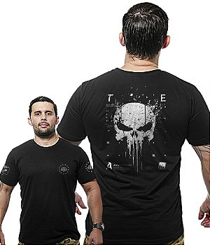 Camiseta Masculina Wide Back New Punisher Team Six Brasil