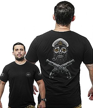 Camiseta Masculina Wide Back Morte Aos Tiranos Team Six Brasil