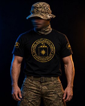 Camiseta Masculina Central Intelligence Agency Team Six Brasil
