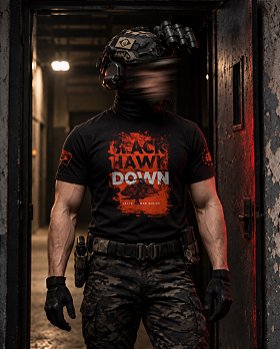 Camiseta Masculina Black Hawk Down Team Six Brasil