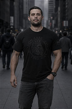 Camiseta Masculina Dark Line Molon Labe Come And Take Team Six