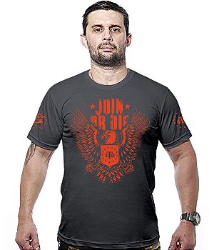Camiseta Masculina Concept Line Join Or Die Team Six Brasil