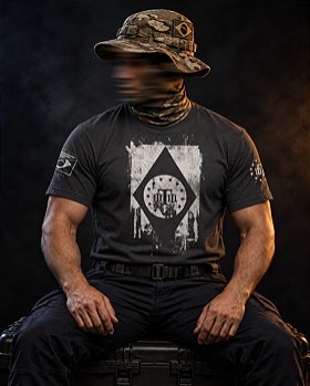 Camiseta Masculina Concept Line Tactical Flag Brasil Team Six Brasil